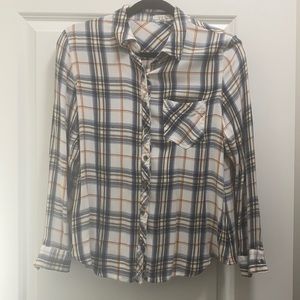 Maurices Plaid Flannel Button Down